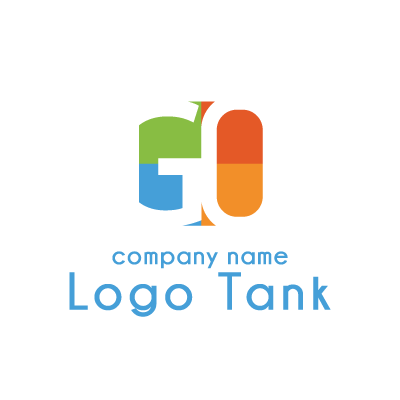 GOという文字をカラフルに表現したロゴ