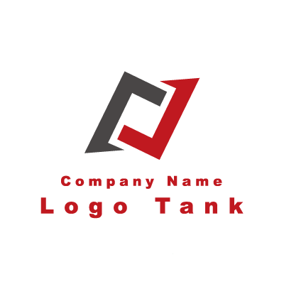 シンプルで力強いロゴ 赤 / グレー / シンプル / 強い / クール / 建築 / 建設 / 製造 / ロゴ作成 / ロゴマーク / ロゴ / 制作 /,ロゴタンク,ロゴ,ロゴマーク,作成,制作