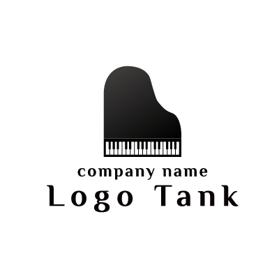 グランドピアノのロゴ ピアノ / キーボード / ピアノ教室 / 音楽 / 楽譜 / ミュージシャン / 音楽教室 / クラシック / ロゴ制作 / ロゴ格安 / 名刺ロゴ /,ロゴタンク,ロゴ,ロゴマーク,作成,制作