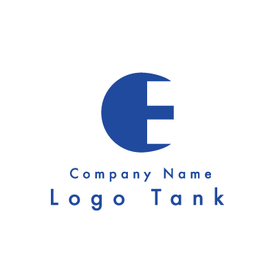 シンプルなEのロゴ