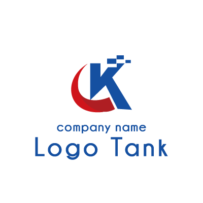 スタイリッシュな「K」のロゴ