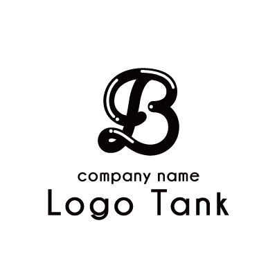 丸みと艶感のある「B」ロゴ