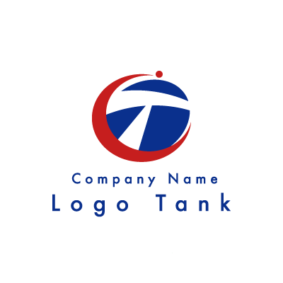 Tのロゴ 青 / 赤 / T / シンプル / シャープ / 建築 / IT / 製造 / ネット / ロゴ作成 / ロゴマーク / ロゴ / 制作 /,ロゴタンク,ロゴ,ロゴマーク,作成,制作