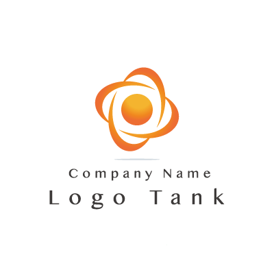 IT系のロゴ オレンジ / グラデーション / シンプル / 先進 / 創造 / IT / 建築 / ネット / 製造 / ロゴ作成 / ロゴマーク / ロゴ / 制作 /,ロゴタンク,ロゴ,ロゴマーク,作成,制作