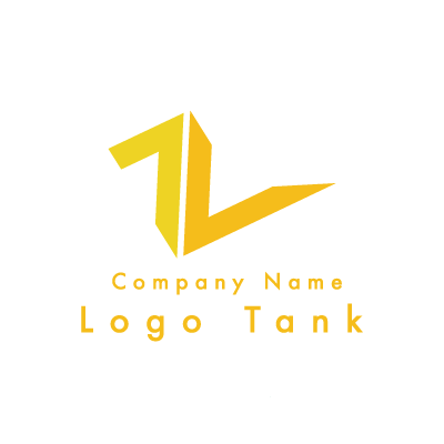 Zのロゴ Z / 黄色 / シンプル / IT / ネット / コンサル / ロゴ作成 / ロゴマーク / ロゴ / 制作 /,ロゴタンク,ロゴ,ロゴマーク,作成,制作