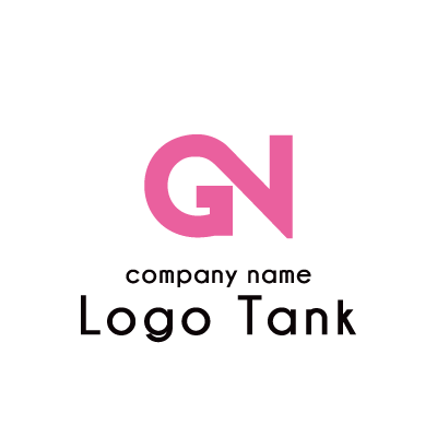 エレガントなGNのロゴ 未設定,ロゴタンク,ロゴ,ロゴマーク,作成,制作