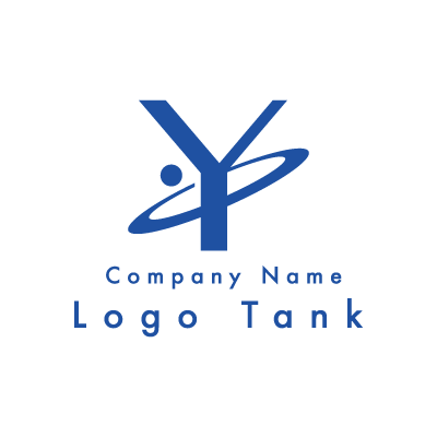 Yモチーフのロゴ Y / 青 / シンプル / 信頼 / 建築 / IT / ネット / 士業 / 金融 / 証券 /,ロゴタンク,ロゴ,ロゴマーク,作成,制作