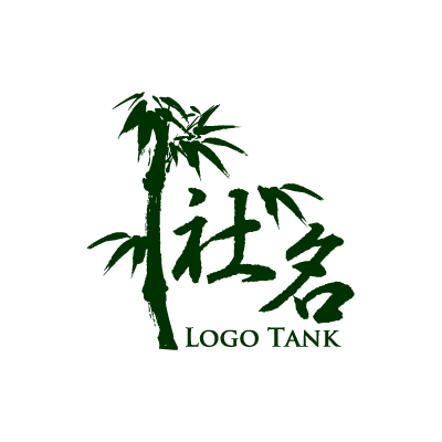 竹の和風ロゴ