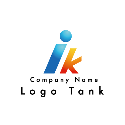 iとkのロゴ i / k / シンプル / 建築 / 不動産 / 製造 / IT / 建設 /,ロゴタンク,ロゴ,ロゴマーク,作成,制作