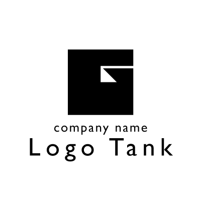 力強いGのロゴ アルファベット / G / 力強さ / シンプル / 黒 / モノクロ / 四角 / ロゴ / ロゴデザイン / ロゴ制作 /,ロゴタンク,ロゴ,ロゴマーク,作成,制作