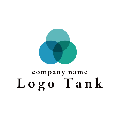 3つの要素、組織からなるロゴ