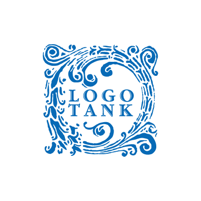 津波の装飾ロゴマーク 津波 / ブルー / ロゴ / 作成 / デザイン / 装飾 / 美容向け /,ロゴタンク,ロゴ,ロゴマーク,作成,制作