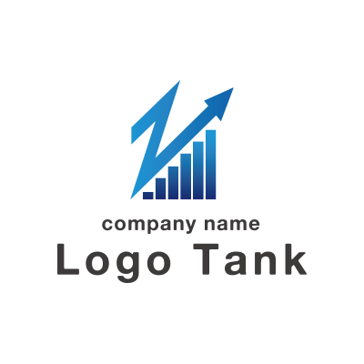 会社の勢いを表現したロゴ