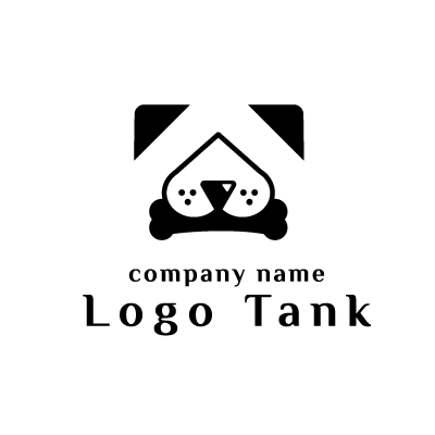 犬モチーフのロゴ 未設定,ロゴタンク,ロゴ,ロゴマーク,作成,制作