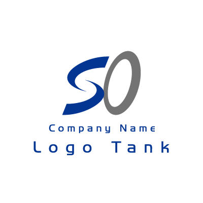 SとOのロゴ S / O / 青 / シンプル / クール / 建築 / 建設 / 製造 / IT / ネット / flame /,ロゴタンク,ロゴ,ロゴマーク,作成,制作