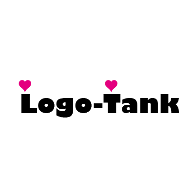 ハートのロゴマーク ハート / ピンク / ロゴ / デザイン / ポップ / 作成 /,ロゴタンク,ロゴ,ロゴマーク,作成,制作