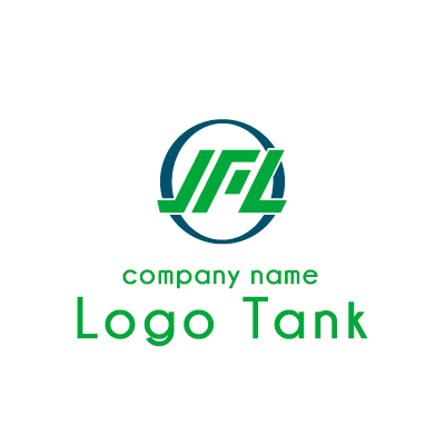 JFLのロゴ J / F / L / クール / シンプル / スポーツ / 金融 / 斜め / IT /,ロゴタンク,ロゴ,ロゴマーク,作成,制作