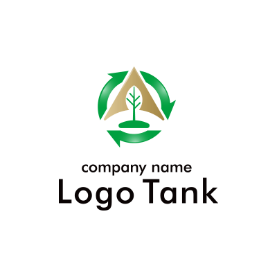 リサイクルをイメージのロゴ