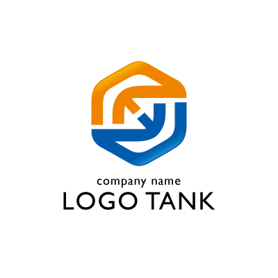 二つの重なる図形ロゴ 重なり / 合同 / 協力 / 協調 / 共同 / 合作 / ロゴ / シンボルマーク / デザイン /,ロゴタンク,ロゴ,ロゴマーク,作成,制作