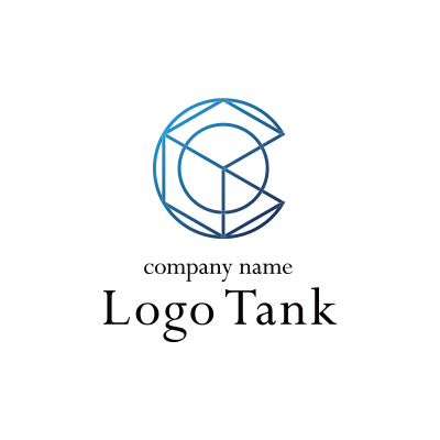 幾何学デザインのロゴ