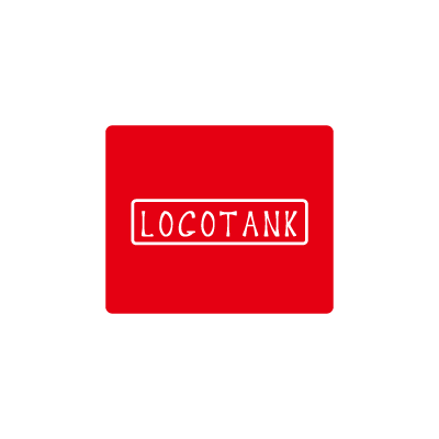 真っ赤なプレートのロゴマーク ロゴ / 作成 / マーク / ブランド / シンボル / ショップ / 赤 /,ロゴタンク,ロゴ,ロゴマーク,作成,制作