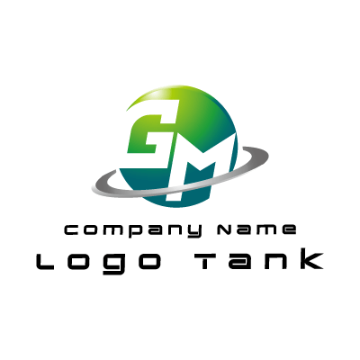 GMのロゴ G / M / 緑 / グラデーション / シンプル / スタイリッシュ / 建築 / 建設 / 製造 / 士業 / IT / 擬人化 / ネット / flame /,ロゴタンク,ロゴ,ロゴマーク,作成,制作
