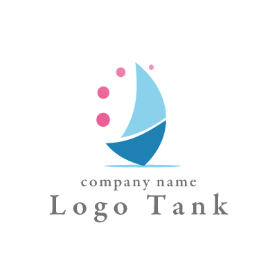 ヨットをイメージのロゴ