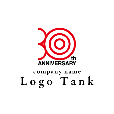 30年・30回を記念のロゴ