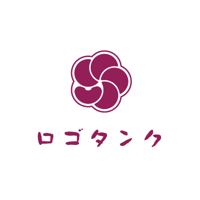 和風の小豆ロゴ