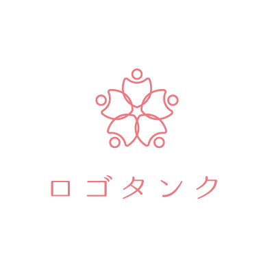 人をモチーフとした桜のロゴ 桜 / 花びら / 人 / 和風 / 団結 / チーム /,ロゴタンク,ロゴ,ロゴマーク,作成,制作
