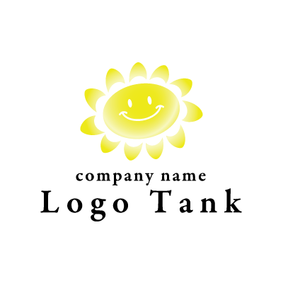 ニッコリ笑う太陽のロゴ