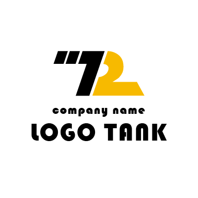 かっこいいラインロゴマーク 直線 / 曲線 / 左右 / かっこいい / シンプル / 企業 / 黒色 / 黄色 / シンボル / マーク / 製造 / 販売 / 商品 / サービス / ロゴ / 作成 / 制作 /,ロゴタンク,ロゴ,ロゴマーク,作成,制作