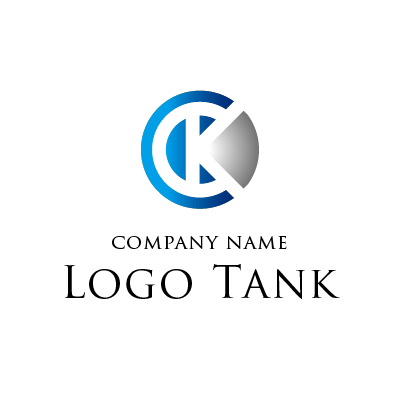 CとKの文字ロゴ