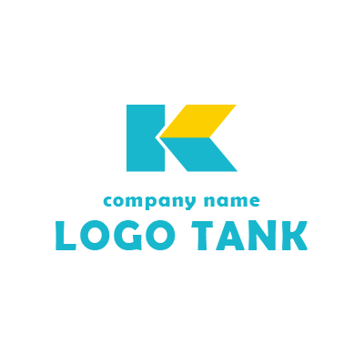 アルファベットの〝K〟デザインロゴ
