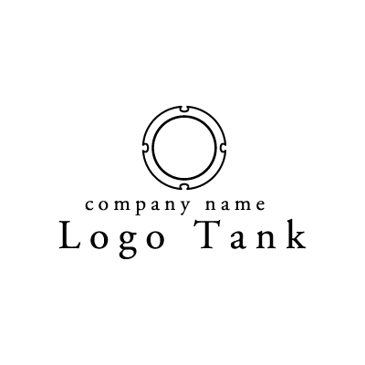 シンプルな円のロゴ 未設定,ロゴタンク,ロゴ,ロゴマーク,作成,制作