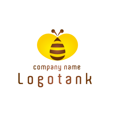 蜂のマークの可愛らしいロゴ