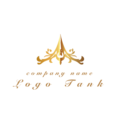ゴージャス・セレブな三角形ロゴ サロンロゴ / 美容系ロゴ / 美しいロゴ / 女性向けロゴ / 可愛いロゴ /,ロゴタンク,ロゴ,ロゴマーク,作成,制作