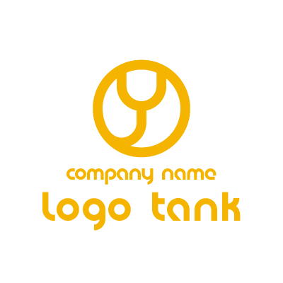 サークル型のYのロゴ 未設定,ロゴタンク,ロゴ,ロゴマーク,作成,制作