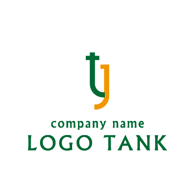 TとJのロゴ IT関連 / 教育 / スクール / ショップ / アルファベット / T / J / シンプル / モダン / ロゴ / 作成 / 制作 /,ロゴタンク,ロゴ,ロゴマーク,作成,制作