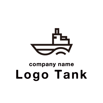 船をモチーフにしたロゴ