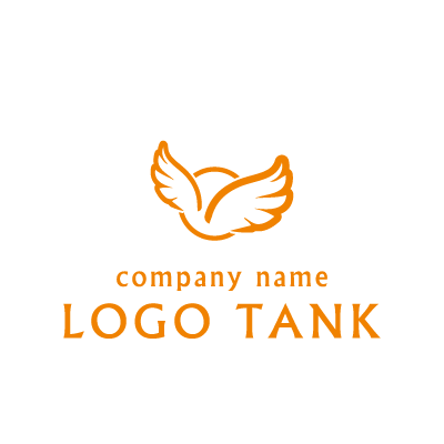 翼・浮遊感・軽さをイメージしたロゴ かわいいロゴ / 翼ロゴ / キャラクターロゴ / 鳥ロゴ / クリニックロゴ /,ロゴタンク,ロゴ,ロゴマーク,作成,制作