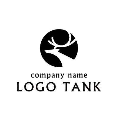 モダンなトナカイのロゴ 未設定,ロゴタンク,ロゴ,ロゴマーク,作成,制作