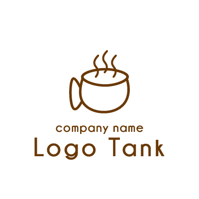 手書き風のカップのロゴ