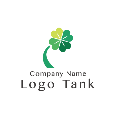 クローバーをイメージしたロゴ 複数色 / 緑 / イラスト / 四つ葉 / クローバー / 植物 / 成長 / 幸福 / 幸せ / クリニック / 教育 / スクール / ロゴ制作 / ロゴマーク / ロゴ / 作成 /,ロゴタンク,ロゴ,ロゴマーク,作成,制作