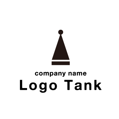 三角帽子ロゴ 帽子 / ハット / 可愛い / ファッション / キッズ / モノトーン / メンズ /,ロゴタンク,ロゴ,ロゴマーク,作成,制作