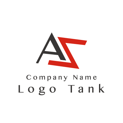 AやSを表したロゴ アルファベット / A / S / クール / モダン / 先進 / 建築 / IT / 士業 / 通信 / ロゴ作成 / ロゴマーク / ロゴ / 制作 /,ロゴタンク,ロゴ,ロゴマーク,作成,制作