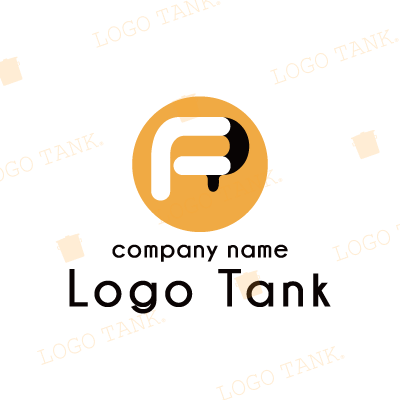  ”F”をモチーフにしたロゴ F / P / ローマ字 / ロゴマーク作り方 / 無料ロゴ / チョコ / スウィーツ / オレンジ / サブスクリプション / ブラック / 黒色 / 国外 / ショップ / 飲食店 / 建築業 / 不動産 / 金融 / ナチュラル / シンプル / クール / モダン / シンボルマーク / ロゴマーク / 作成 / 制作 / 格安ロゴ /,ロゴタンク,ロゴ,ロゴマーク,作成,制作
