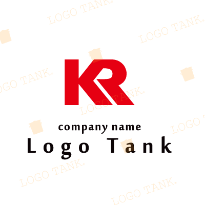  KとRのロゴ K / k / R / r / アルファベット / イニシャル / 単色 / シンプル / 赤 / レッド / 力強い / 建築 / 不動産 / 教育 / スポーツ / ショップ / 工場 / 工場 / ロゴマーク / ロゴ / ロゴ制作 / 作成 /,ロゴタンク,ロゴ,ロゴマーク,作成,制作