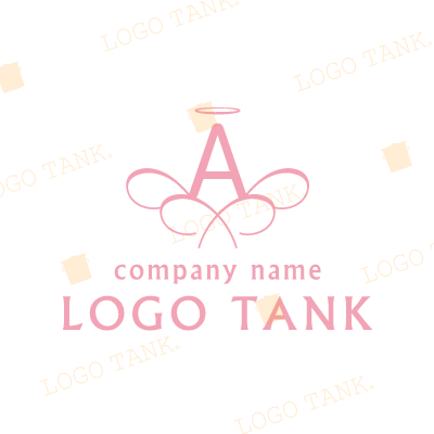  A・エンジェルのロゴマーク A / エンジェル / Angel / 天使 / ベビー / 子供 / キッズ / 産婦人科 / 赤ちゃん / 羽根 / 羽 / 可愛い / ピンク / ファミリー / 妊活 / アルファベット / イニシャル / ロゴ / ロゴデザイン / ロゴ制作 / 会社のロゴ / 格安ロゴ / 企業ロゴ / 関係性 / 可愛いロゴ /,ロゴタンク,ロゴ,ロゴマーク,作成,制作
