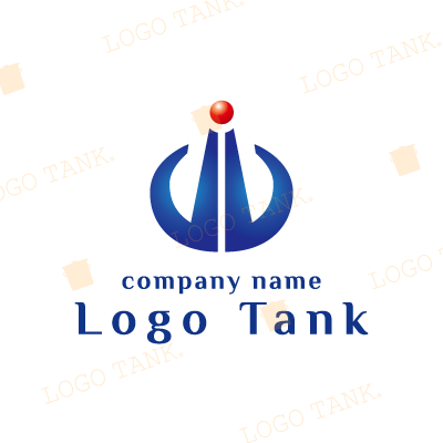   「日本の暮らしをより良くする」をテーマに掲げたロゴマーク ブルー / レッド / 赤 / 青 / クリニック / 建設 / ＩＴ / 教育 / 団体 / ポップ / シンプル / モダン / スタイリッシュ / シンメトリー / ロゴマーク / ロゴ / ロゴ制作 / 作成 /,ロゴタンク,ロゴ,ロゴマーク,作成,制作